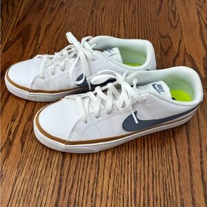 Nike White and Gray blue Sneakers